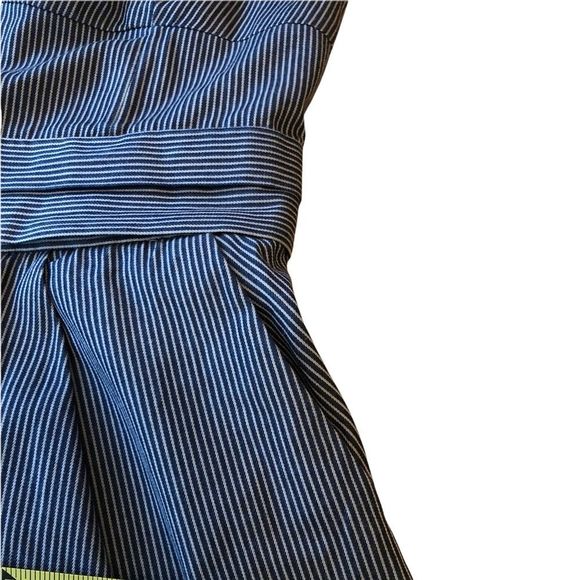 Aritzia Wilfred Free Denim & White Pin Stripe Mini Dress EUC - Picture 9 of 13